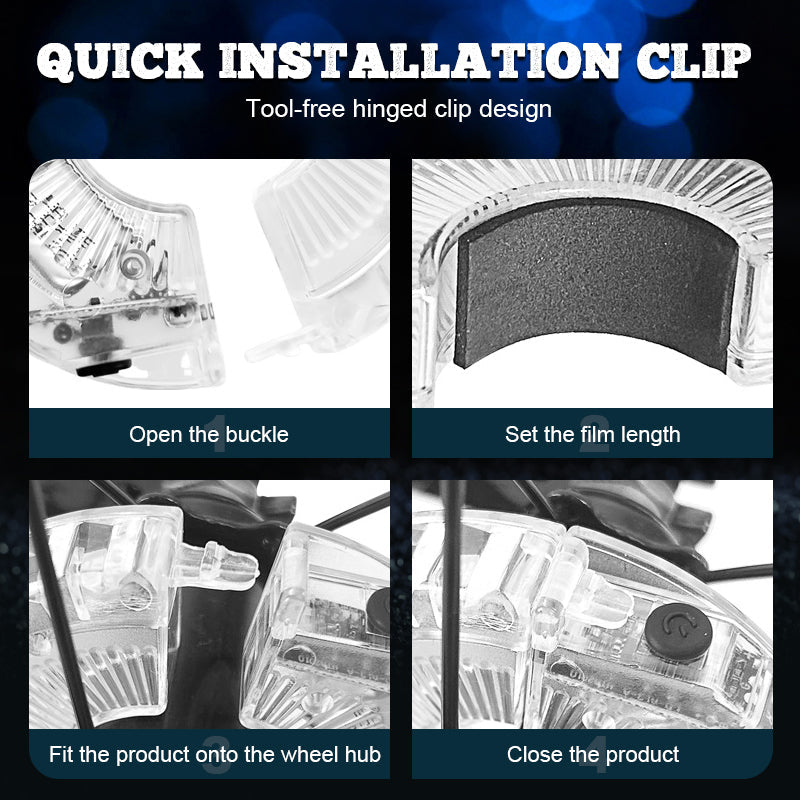 🌃🚴 1 kaufen = 1 gratis! Bunte Fahrradfelgenbeleuchtung — Für coole Nächte & mehr Sicherheit 🎉💡