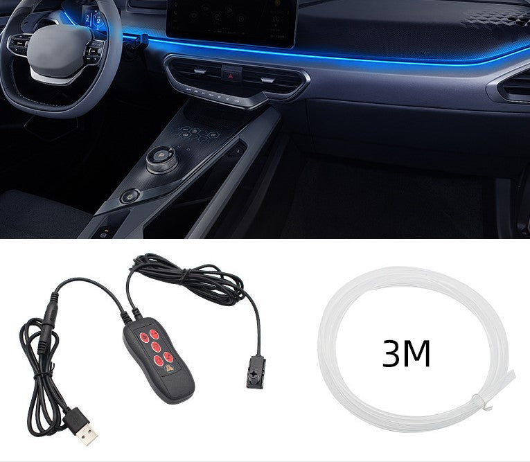 Atmosphäre Neonstreifenlicht für Innenauto -Panel