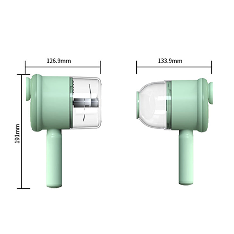 Elektrischer, wiederaufladbarer Hand-Gemüsehäcksler und -Hobel