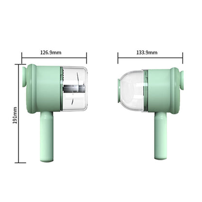 Elektrischer, wiederaufladbarer Hand-Gemüsehäcksler und -Hobel