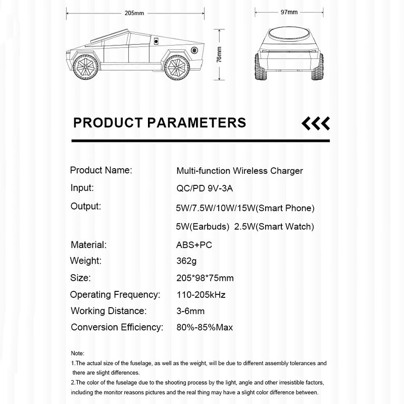 Sakerplus 3 in 1 CyberDock Charging Station