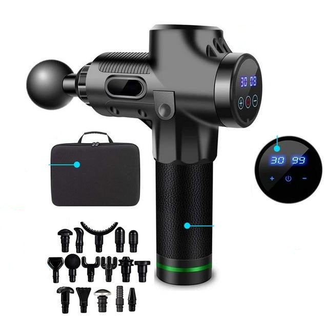 Massage Pistole mit LED